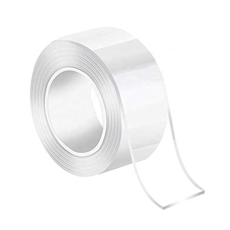 Washable Removable Traceless Transparent PU Gel Nano Tape Double Sided Sticky Nano Adhesive Tape 5m