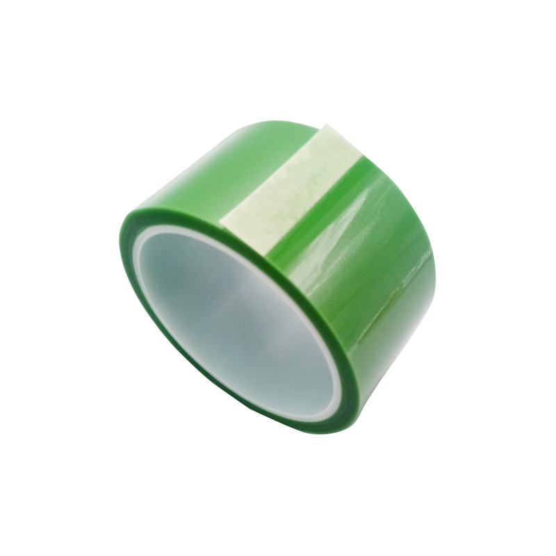 High Temperature Green PET Masking Tape Heat Resistant Polyester Film Silicone Adhesive ESD Solar Cell Tape for Lithium Battery