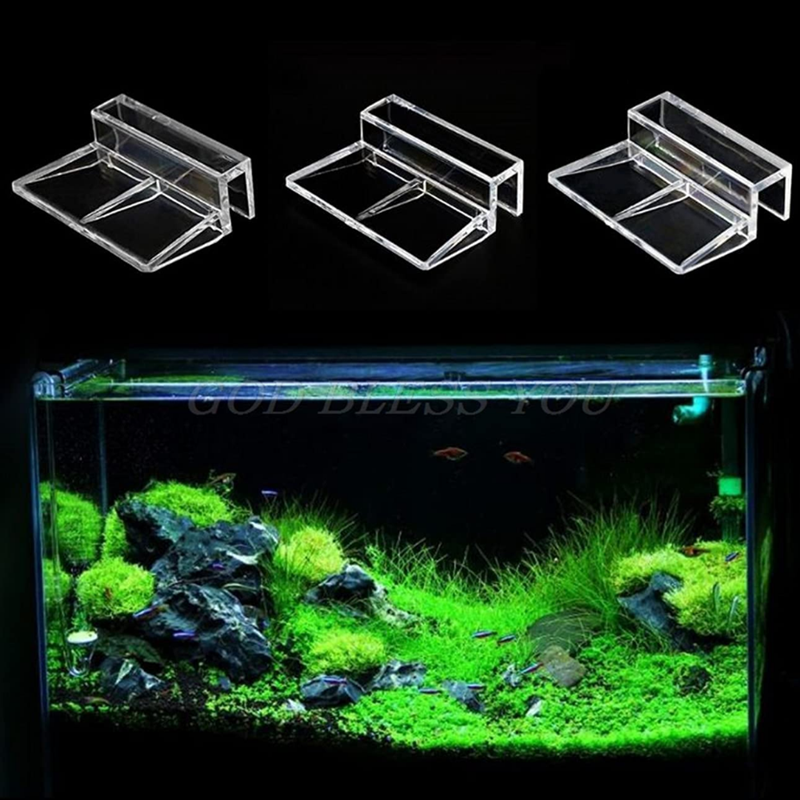 Aquarium Glass Cover Divider Clip Stand Holder Fish Tank Top Cover Acrylic Bracket Suitable for Frameless Aquarium