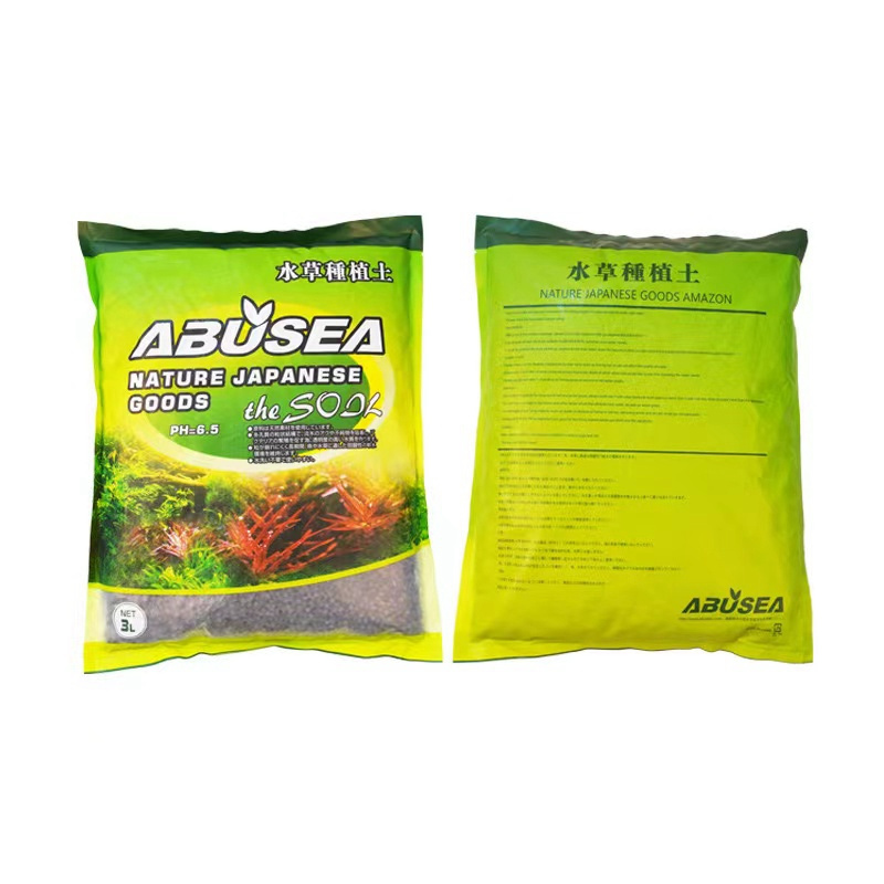 Abusea Aquarium Soil  Aqua Plant Soil Substrate Simple to Use Fish Tank Bottom Water Grass Seeds Plant Sand Mud 3L/9L