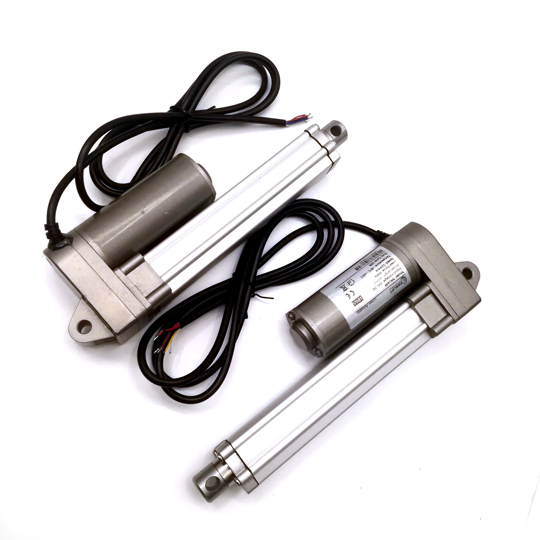 EWELIFT 12v 24v 2000N 200KG   waterproof electric linear actuator for industry potentomter position feedback  linear actuator