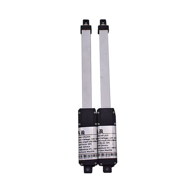 mini robot linear actuator 20n 12mm/s  Limit Switch industrial ip66 electric 12v dc brush motor  micro linear actuator