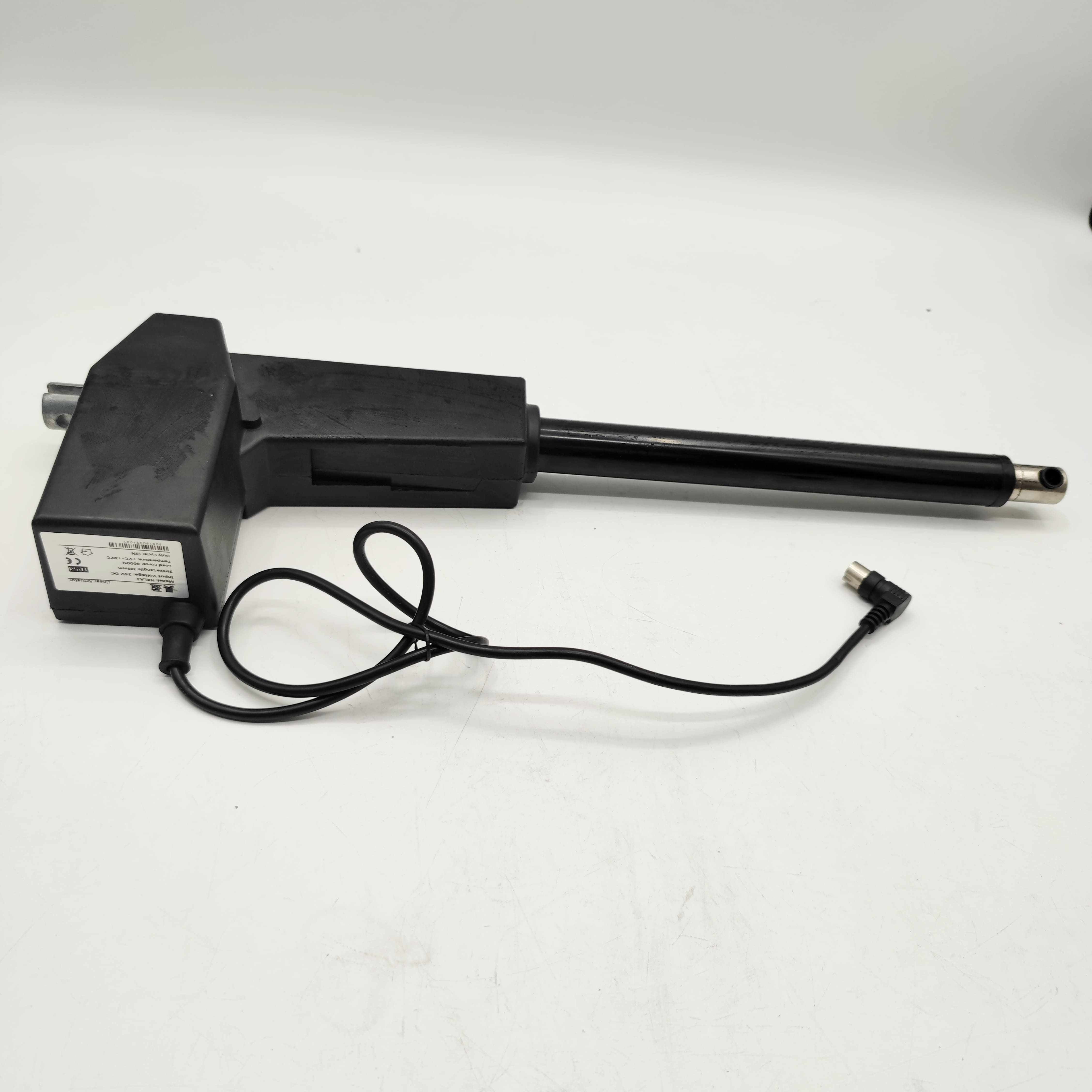 electric 800kg 12v 24v 500mm 20 inch stroke 8000n 800kg load the micro electric push rod reinforcement linear actuator dc motor