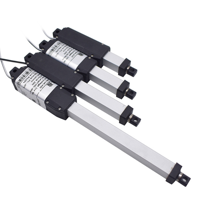 mini robot linear actuator 20n 12mm/s  Limit Switch industrial ip66 electric 12v dc brush motor  micro linear actuator