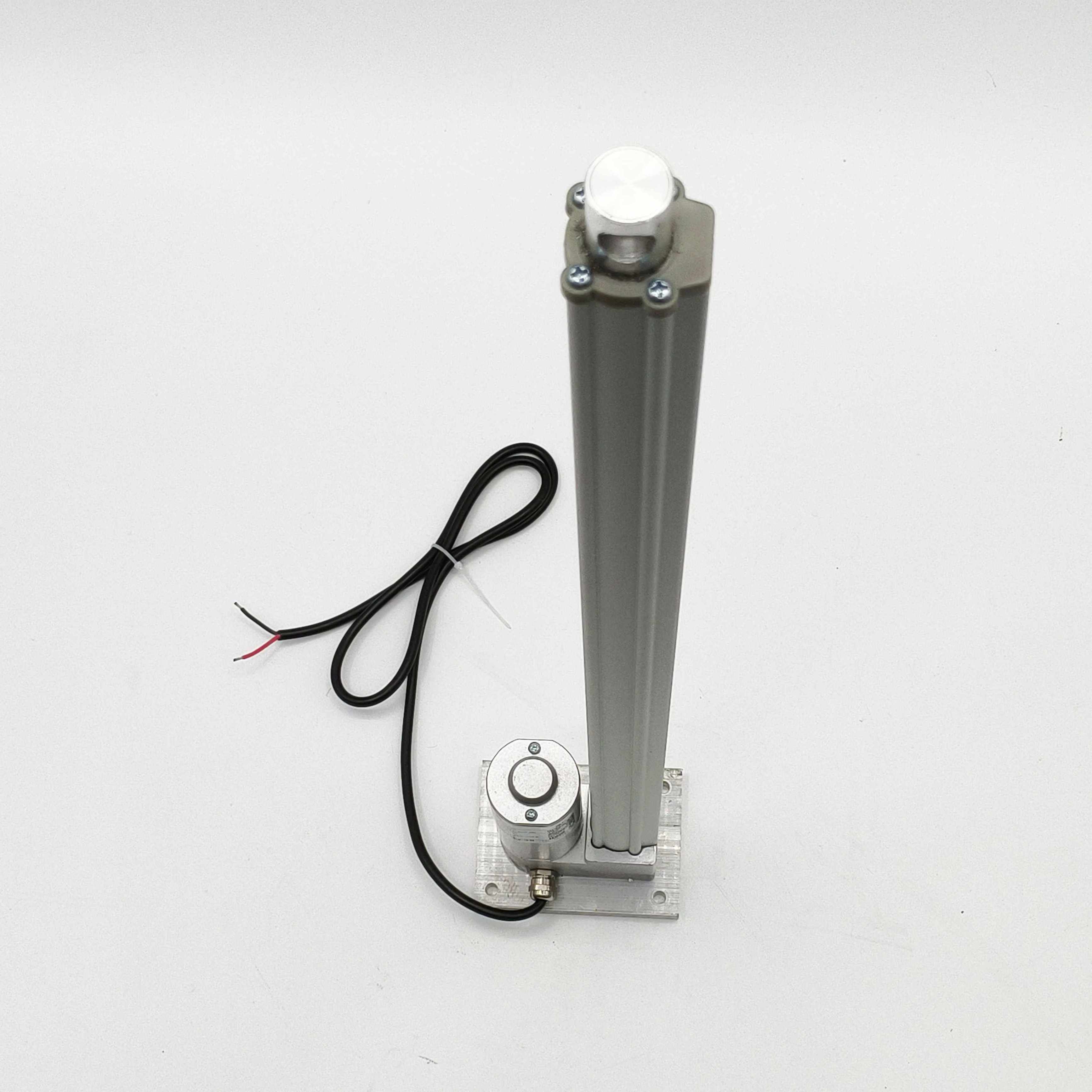 ip65 stainless steel rod high force brush dc motor 24v 12v durable stroke electric linear actuator for robotics solar tracking