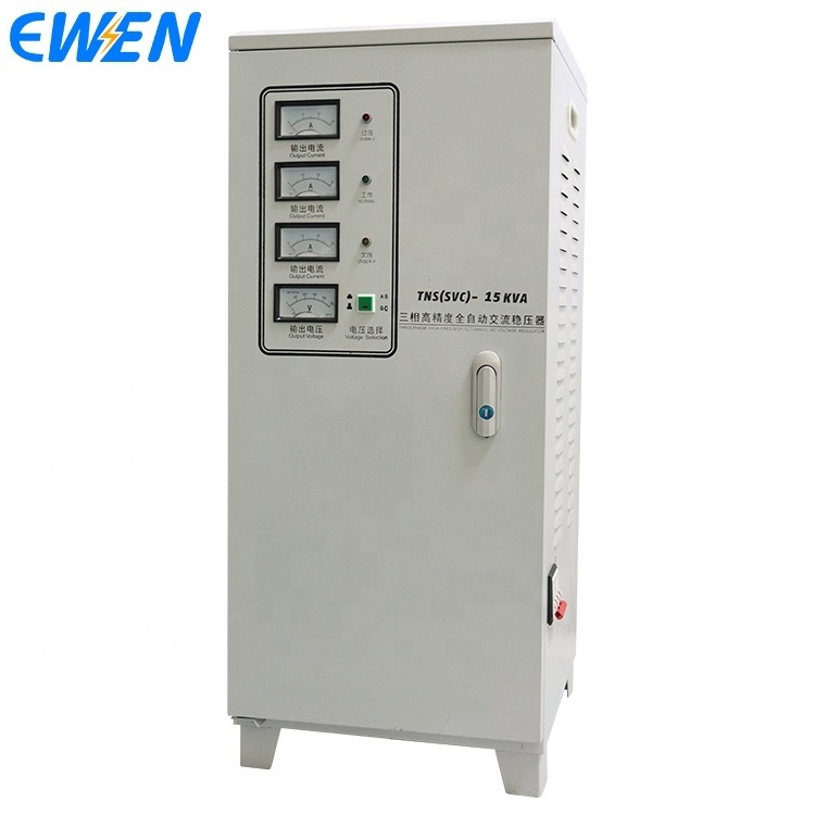 15KVA Three Phase SVC Automatic Voltage Stabilizer For Water Pump