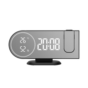 Projection Digital Alarm Clock for Bedroom 2022 Newest Radio Alarm Clock with Projection on Ceiling USB Charger Ports Dual Alarm