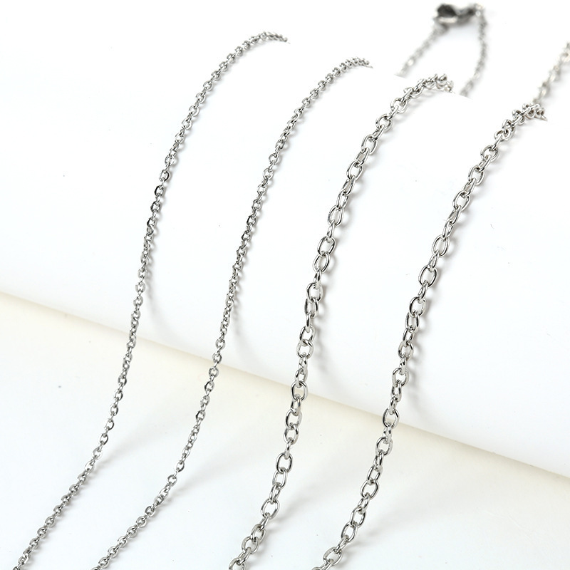 Multiple Styles Wholesale  Stainless Steel Jewelry Choker Chain Fashion Women Necklace