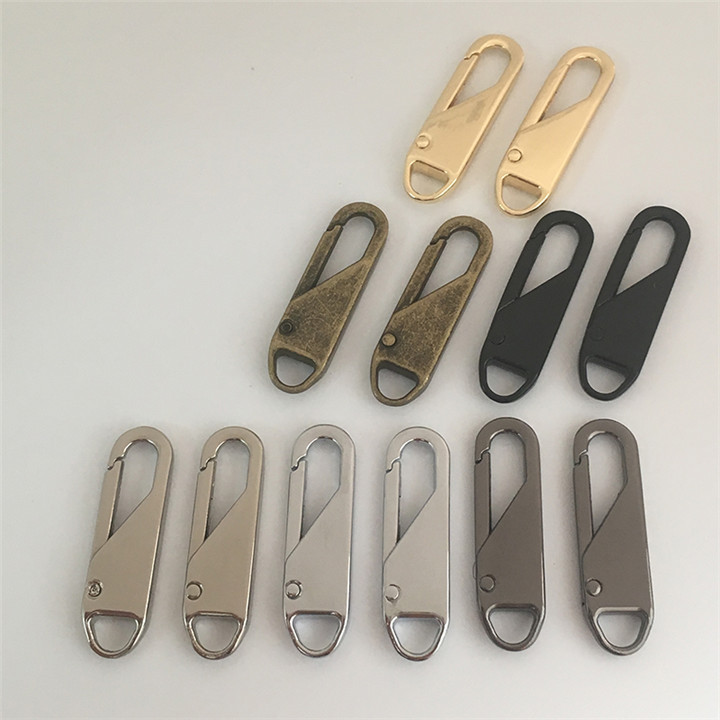 Fashion Metal repair Zippers lightning puller for Zipper Slider DIY Sewing Craft sewing Kits Metal Zip