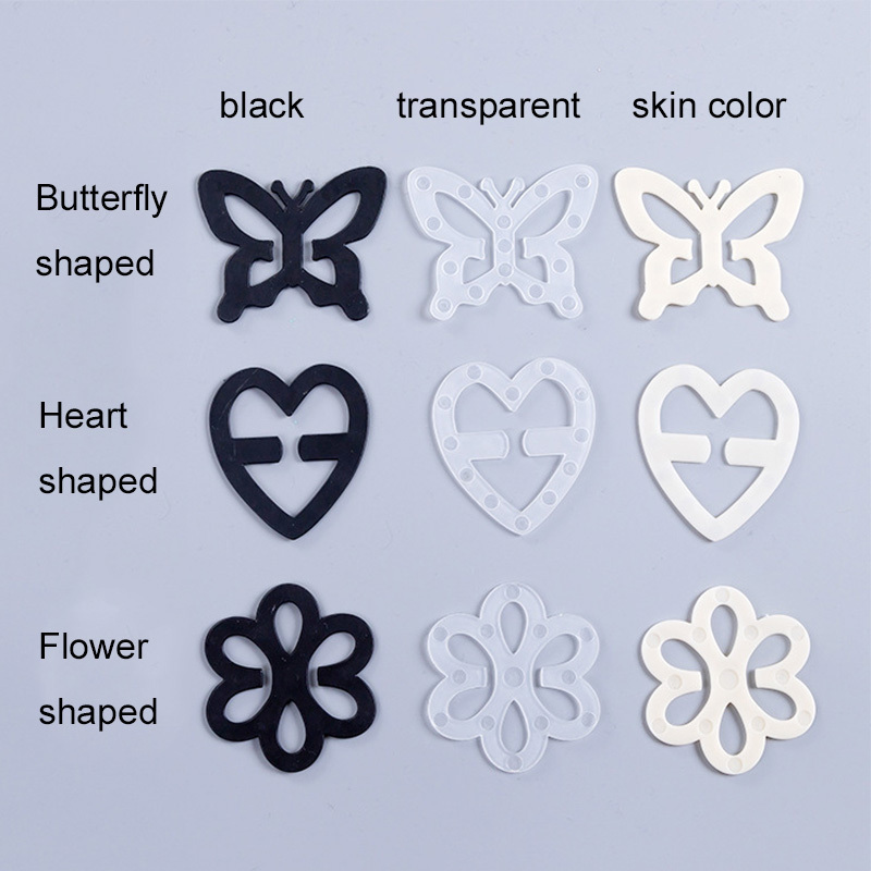 Hot Sale Underwear Fasteners Popular Shadow Fashion Bra Buckles Strap Holders Invisible Bra Clips