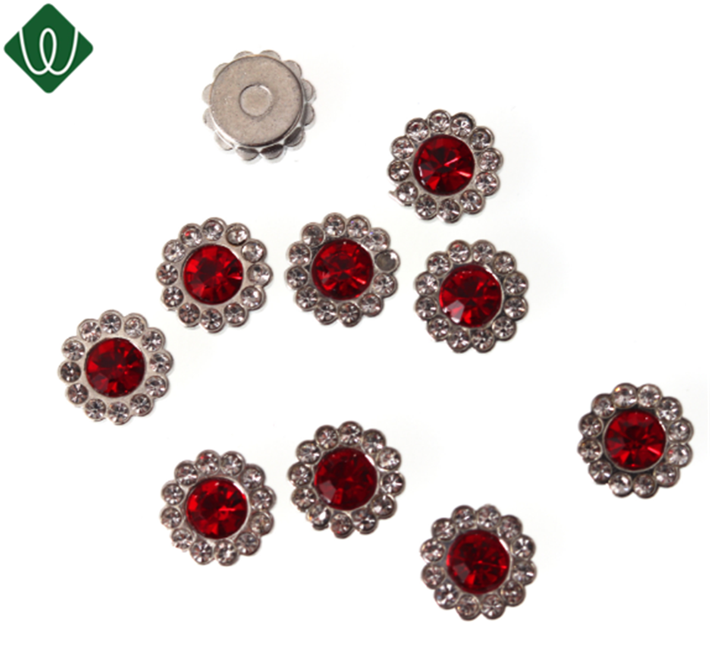 Sunflow Shape Diamond Crystal Rhinestone Buttons