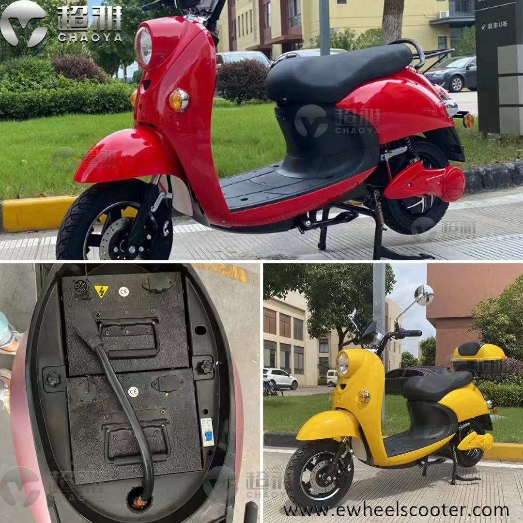 EEC good quality LCD display powerful adults retro disc brake electric scooters with LED light