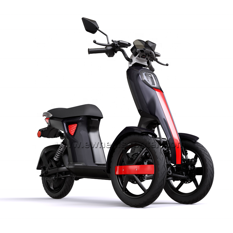 EEC 1000w 1200W  3 wheel LG lithium Electric Tricycle scooter Moped With Hydraulic Disc brake