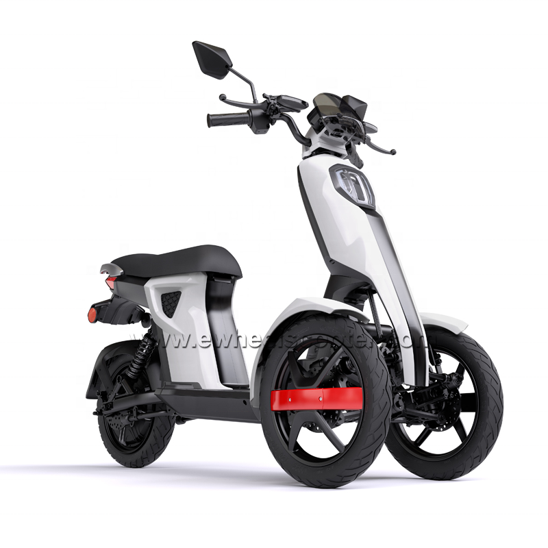 EEC 1000w 1200W  3 wheel LG lithium Electric Tricycle scooter Moped With Hydraulic Disc brake