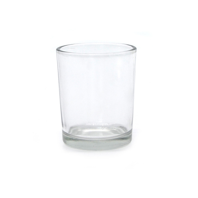 KA01T Clear transparent empty candle holder for votive candle