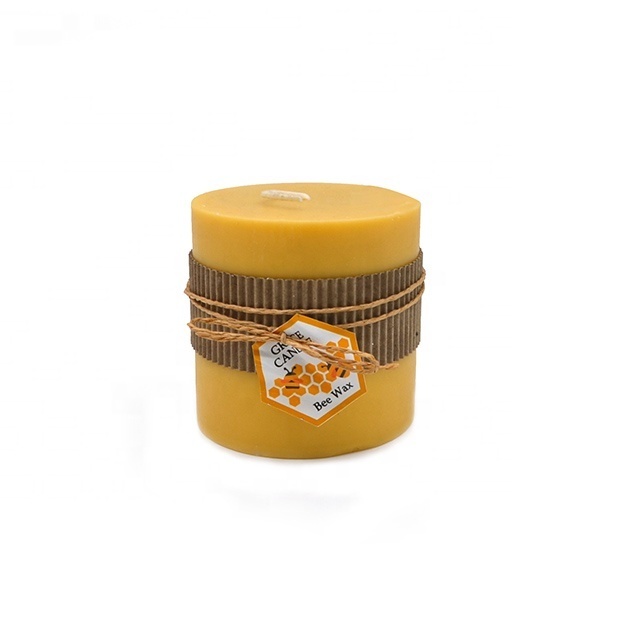 PG16F Factory hot sale high quality beeswax candle fragrance organic beeswax candle for home decor