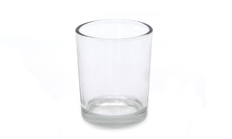 KA01T Clear transparent empty candle holder for votive candle