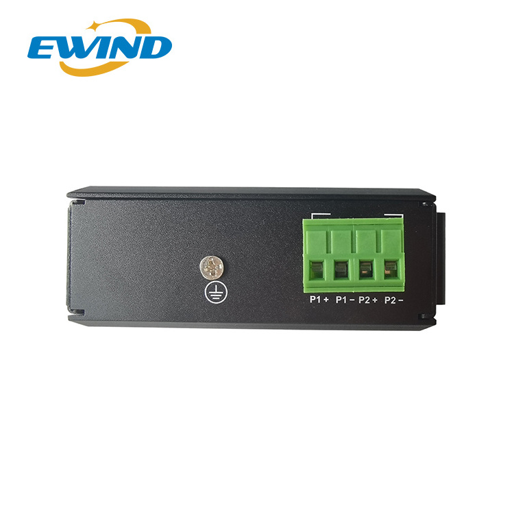 Factory Wholesale Unmanaged DIN Rail 5 port Industrial Ethernet POE Switch for CCTV Project