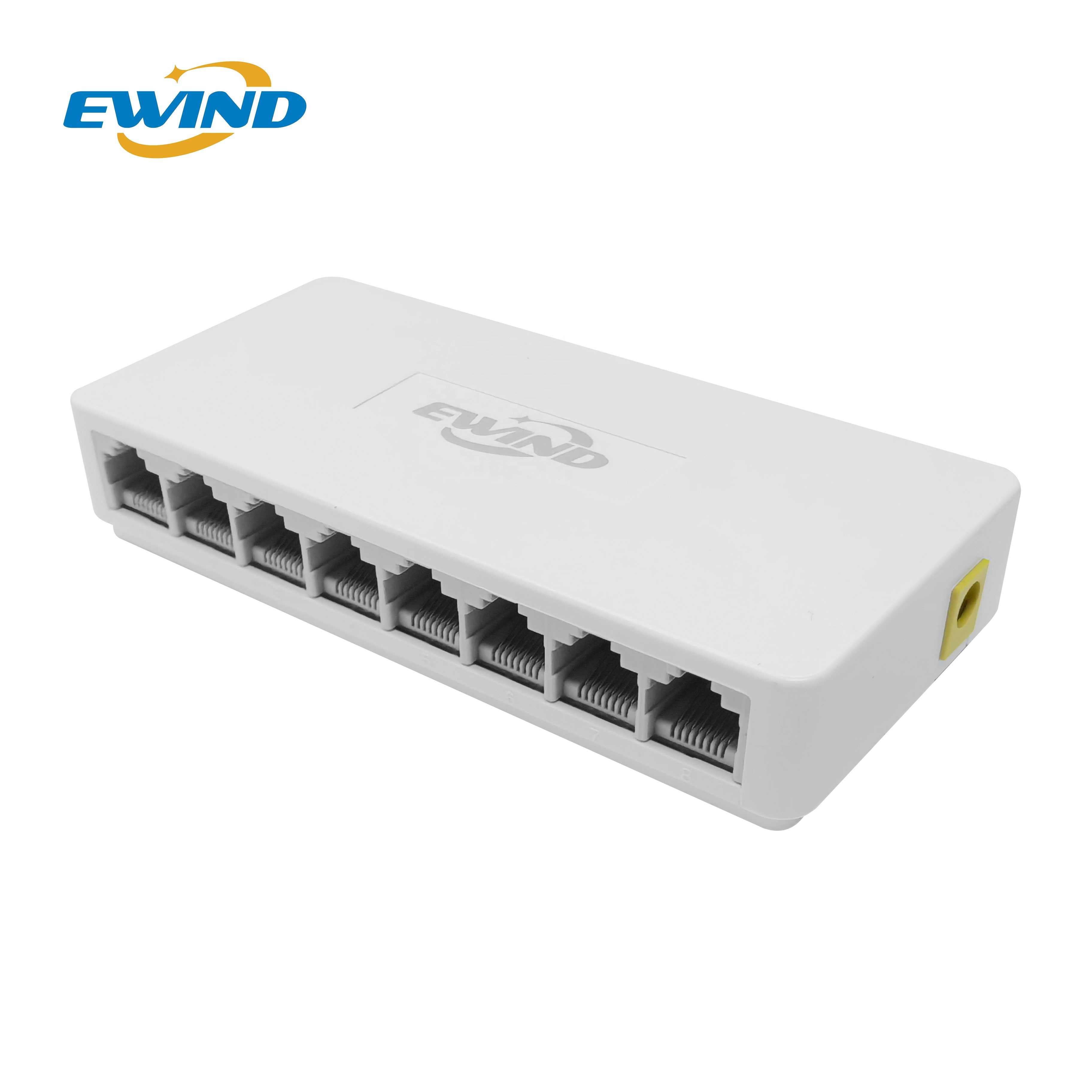 Ethernet Switch 5/8 Ports Desktop Gigabit Network Switch 10/100/1000Mbps Adapter Fast RJ45 Ethernet Switch Auto MDI/MDIX