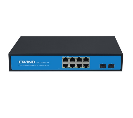 CCTV System 8 Port Poe Switch Digital Video Camera 100mbps 10 ports Poe Switch with 2 Port Gigabit Uplink