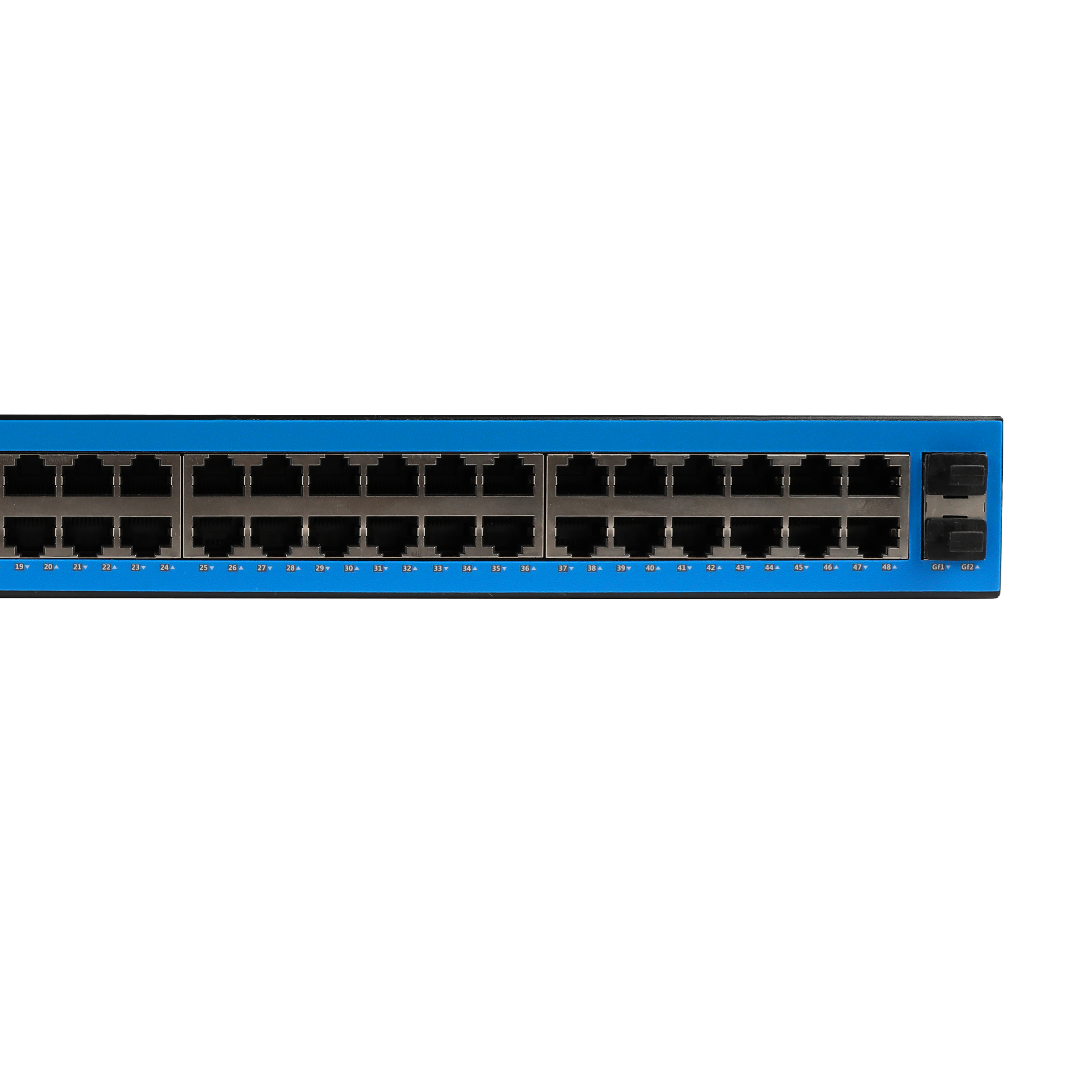 Network switch 48 port 10/100/1000M PoE switch with 2 100/1000M SFP optical ports Gigabit unmanaged poe switch