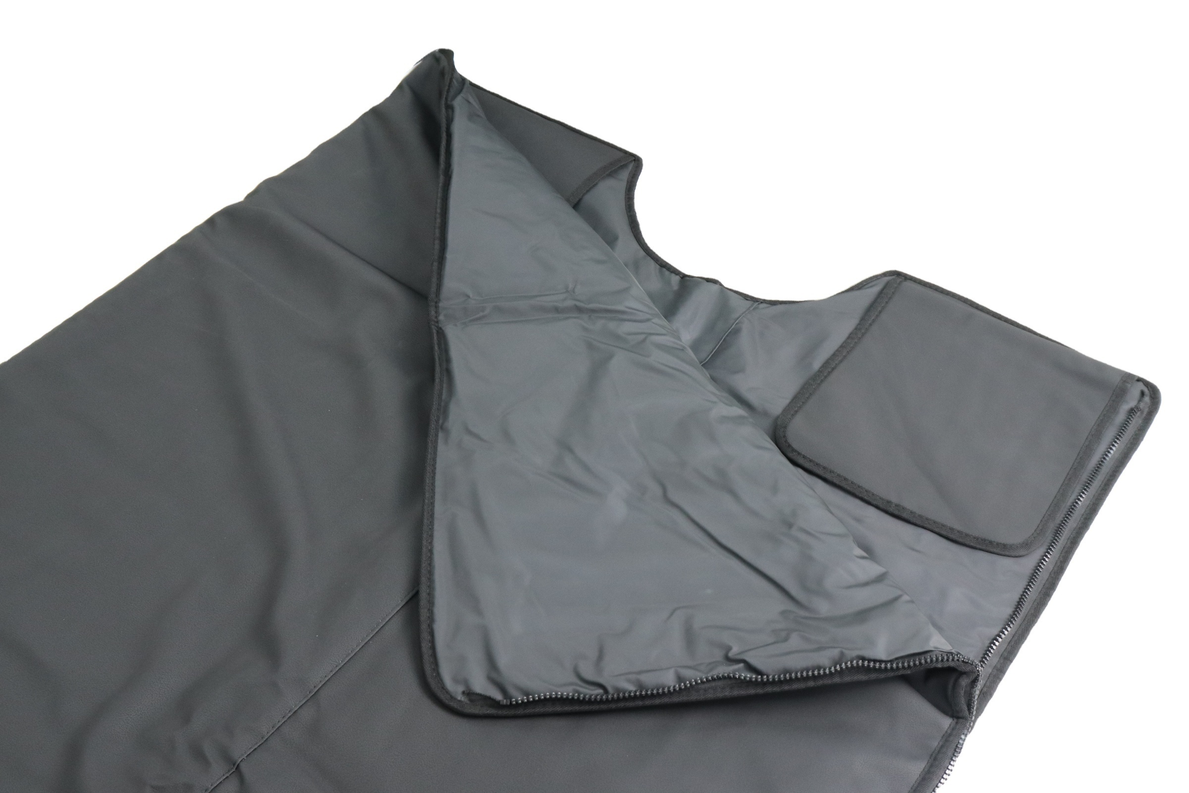 High quality PU leather sauna blanket built in PVC waterproof far infrared sauna blanket for weight loss and detox