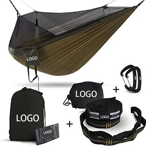 Customized hammock tent camping Outdoor waterproof sleeping Double Single Travel portable Camping Hammock