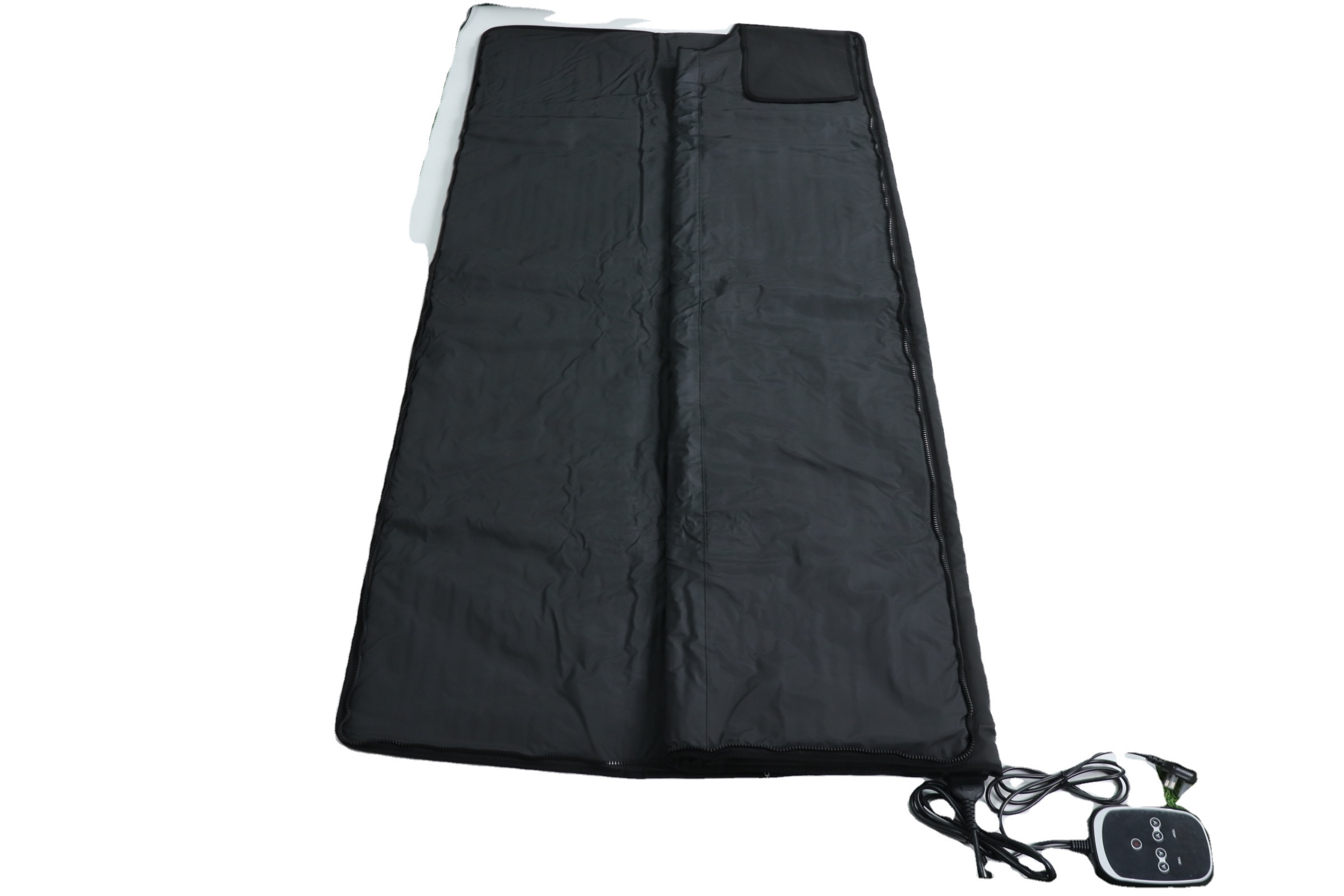 High quality PU leather sauna blanket built in PVC waterproof far infrared sauna blanket for weight loss and detox