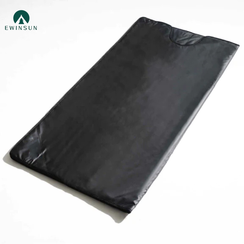 Foldable far infrared sauna blanket PU leather infrared sweat sauna bag sauna blanket for weight loss and detox