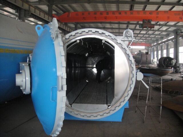 PVB Glass Laminating Autoclave  Electric Heating Full Automation Laminated Glass Autoclave