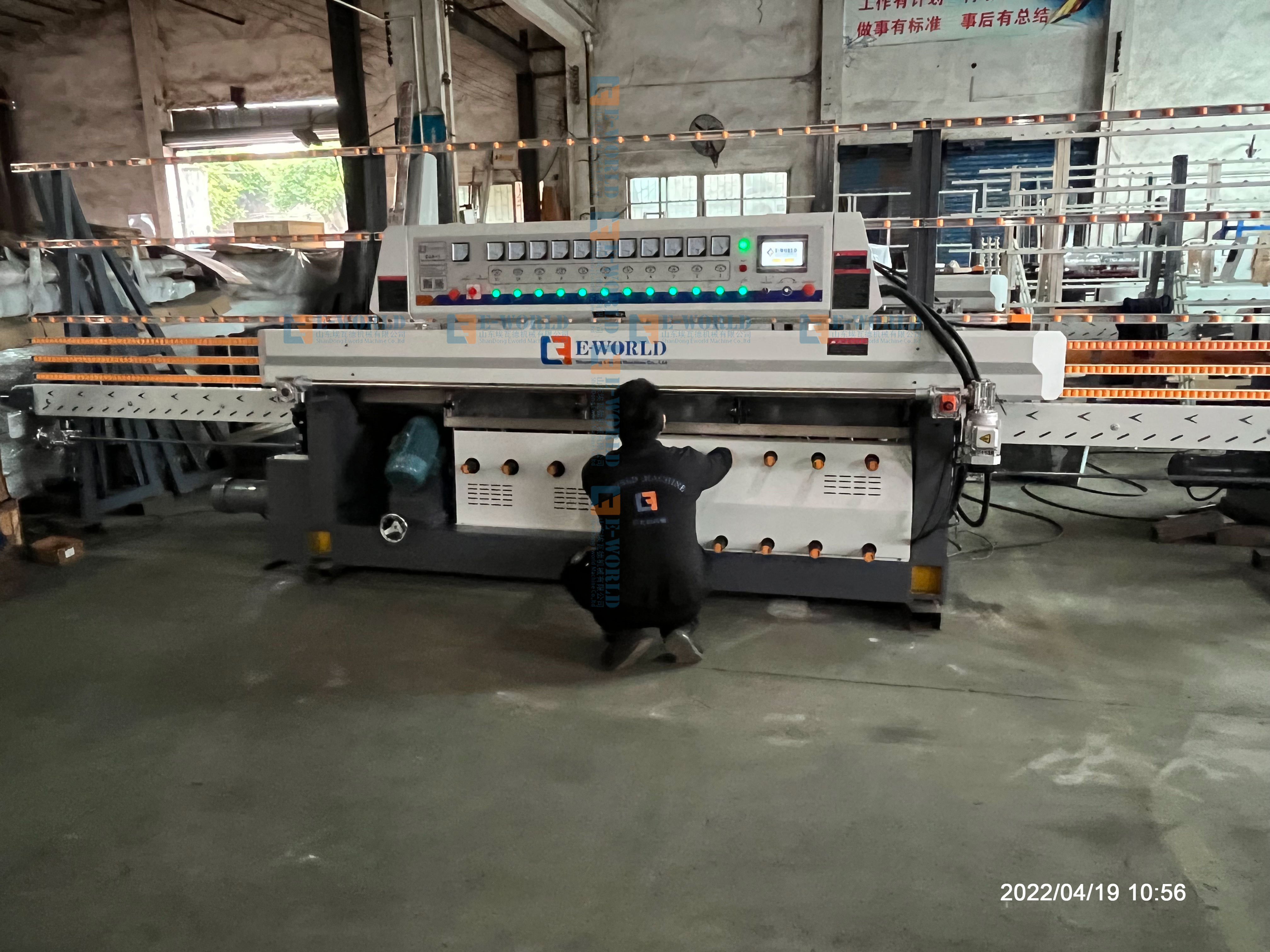 Hot sale 11 motors straight edging machine for granite stone edging machine ceramic polishing machine