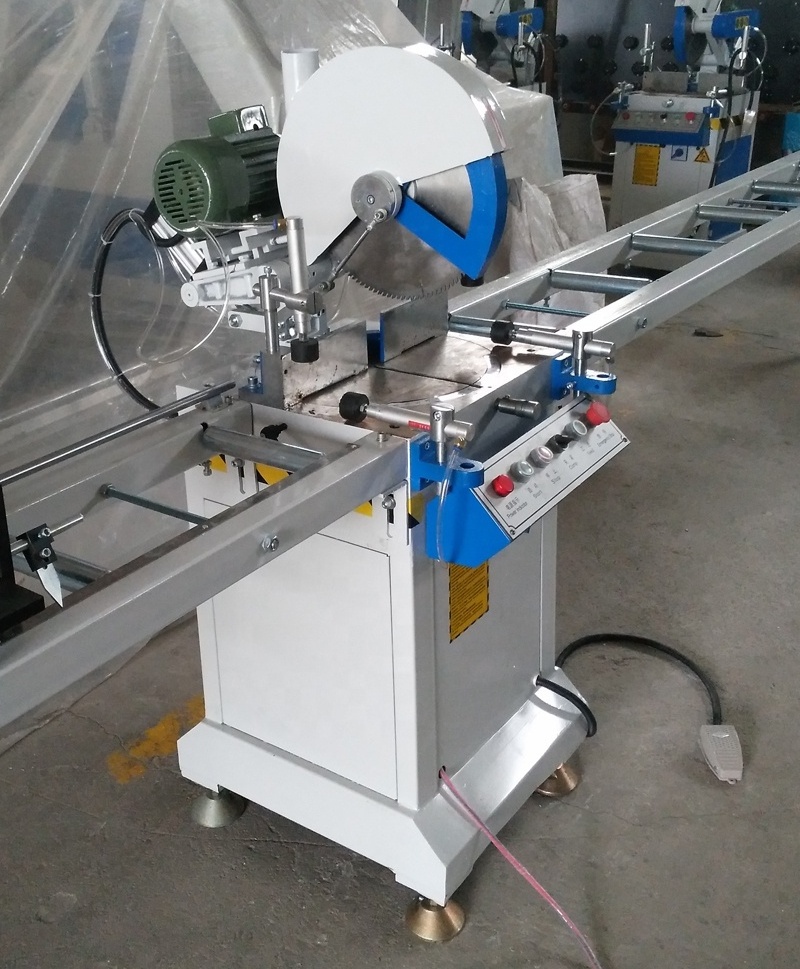 Single Head Miter Angle PVC UPVC Cutting Saw Aluminum Window Single head Saw Machine