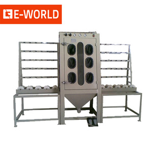 Manual glass sandblasting making machine from eworld machine