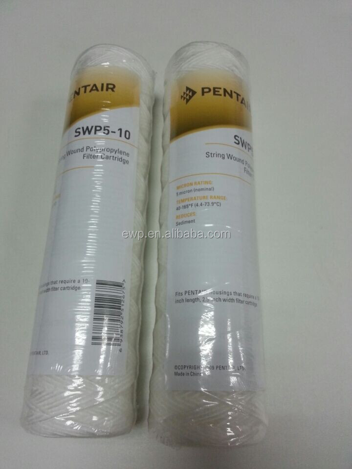 Pentek Pentair Polypropylene PP String Wound Filter Cartridge