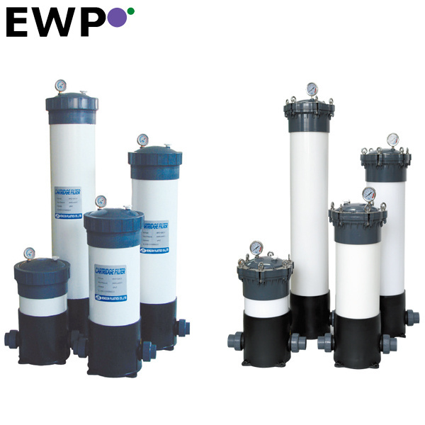 Hot sale sea water high flow UPVC cartridge filter housing