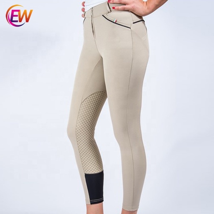 Horse OEM Women Active Silicone Grip Full Seat Competition Breeches, Horse Riding Leggings