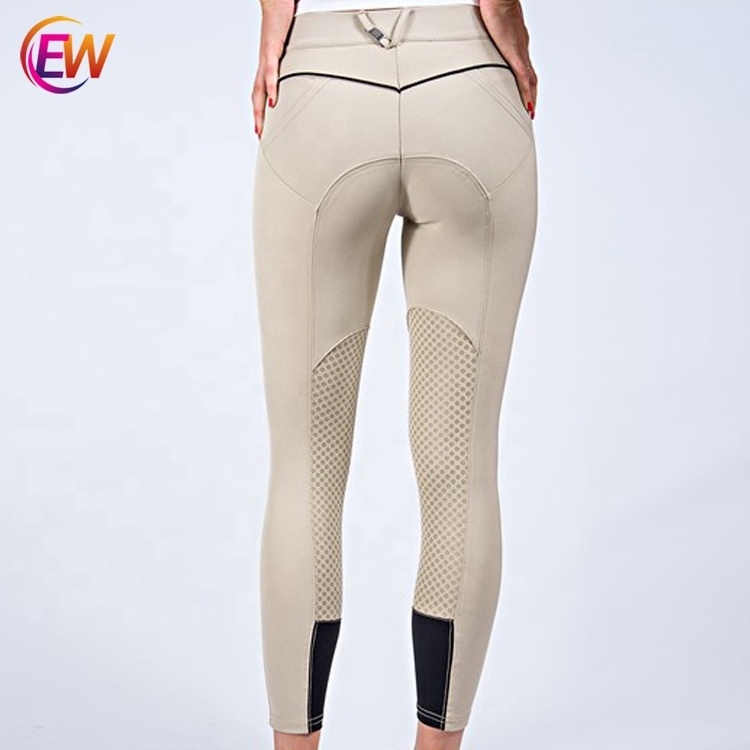 Horse OEM Women Active Silicone Grip Full Seat Competition Breeches, Horse Riding Leggings