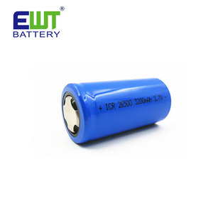 EWT EWT Lithium Rechargeable Li-ion ICR26500 Battery 3200mAh 3.7V For digital cameras cylindrical