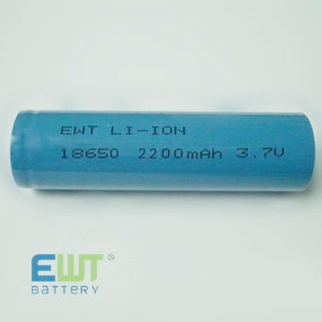 18650 li ion battery 18650 2200mAh 3.7V rechargeable battery for electric bike flashlight