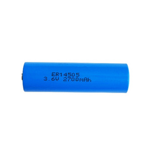 Lithium ion Battery ER14505 3.6V 2700mAh AA Disposable Batteries For Water Meter