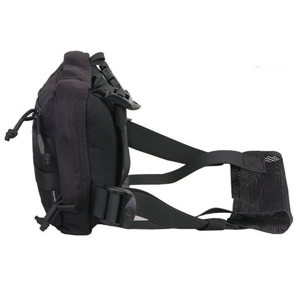 Exbag Men's Waist Chest Thigh Sling Pack Walking Utility Bag Motorcycle Leg Vest Bags For Racing Fishing