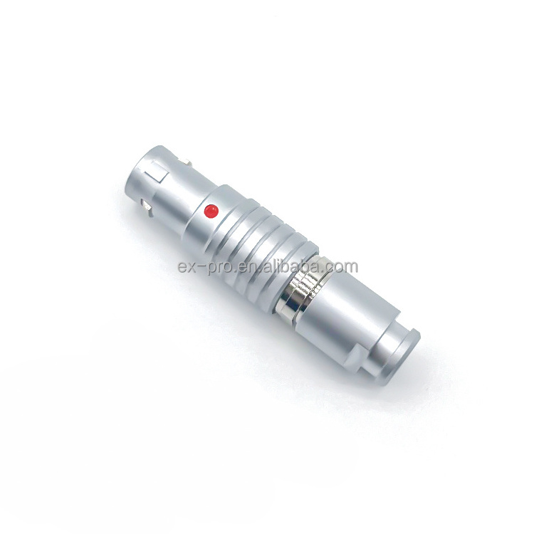 M12 FGG 1B 5Pin B Series Push Pull Self-Locking Connector FGG.1B.305.CLAD62 Male Straight Cable