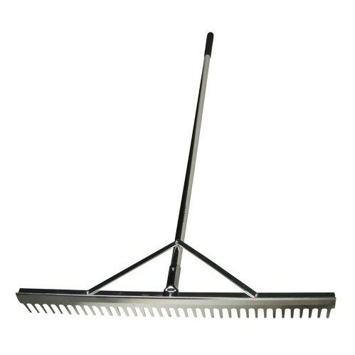 36 tine Landscape aluminium rake