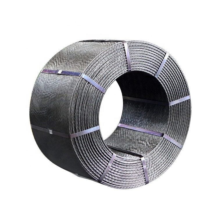 prestressed concrete 7 wire 21.6mm low relaxation pc strand steel wire rope for concrete