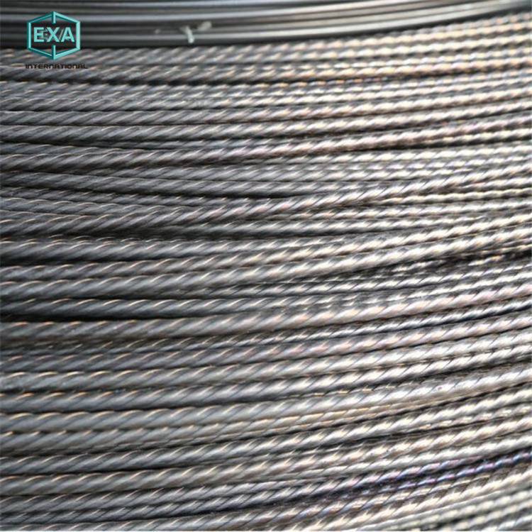 Prestressed Concrete Strand Wire Supplier 3.8mm 4mm 4.8mm 5.0mm 6mm 7mm Spiral Ribbed High Carbon Tension PC Steel Wire