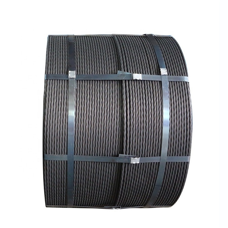 prestressed concrete 7 wire 21.6mm low relaxation pc strand steel wire rope for concrete