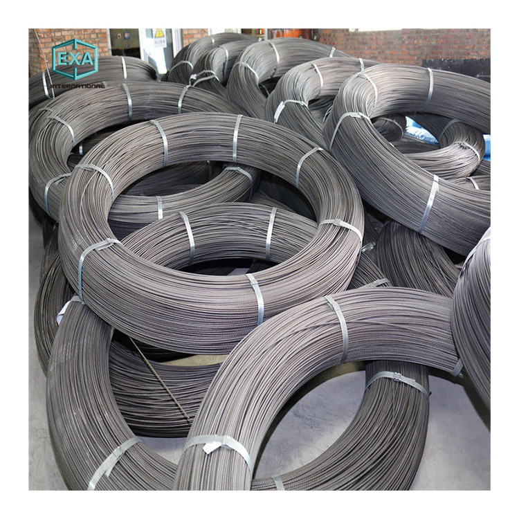 Prestressed Concrete Strand Wire Supplier 3.8mm 4mm 4.8mm 5.0mm 6mm 7mm Spiral Ribbed High Carbon Tension PC Steel Wire