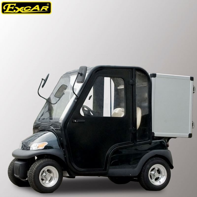 EXCAR mini electric car, electric car with cabin door, aluminum electric golf cart