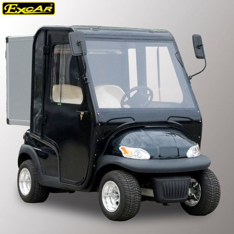 EXCAR mini electric car, electric car with cabin door, aluminum electric golf cart