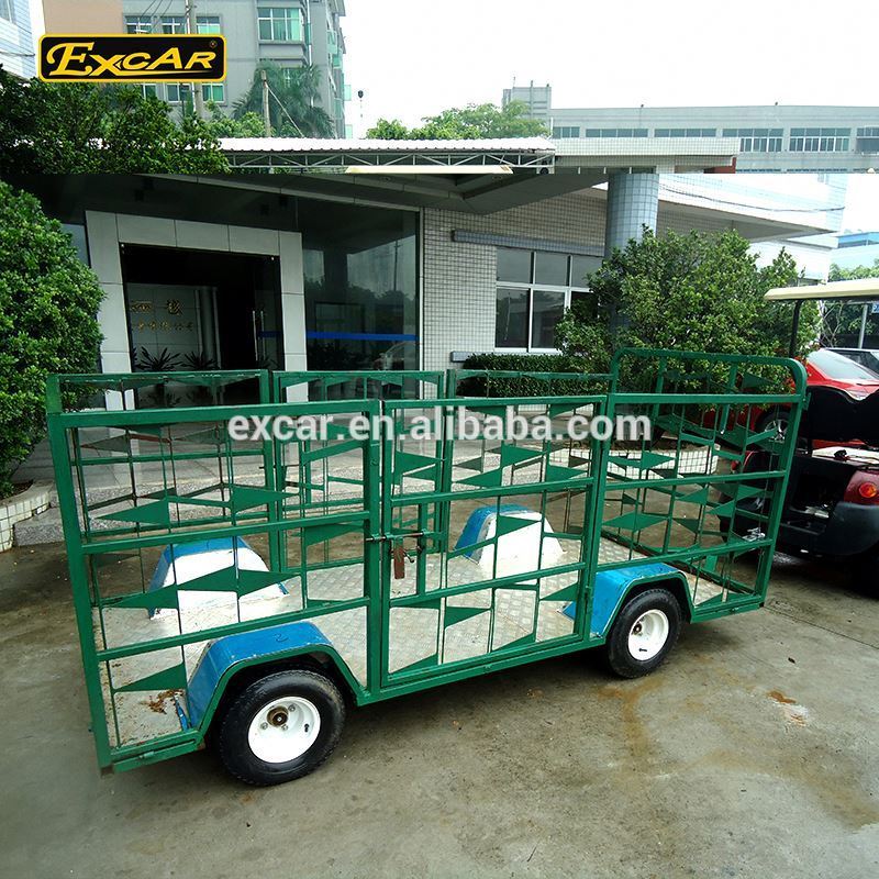 EXCAR 2 Seat electric garbage truck cheap golf cart for sale electric golf cart trailer